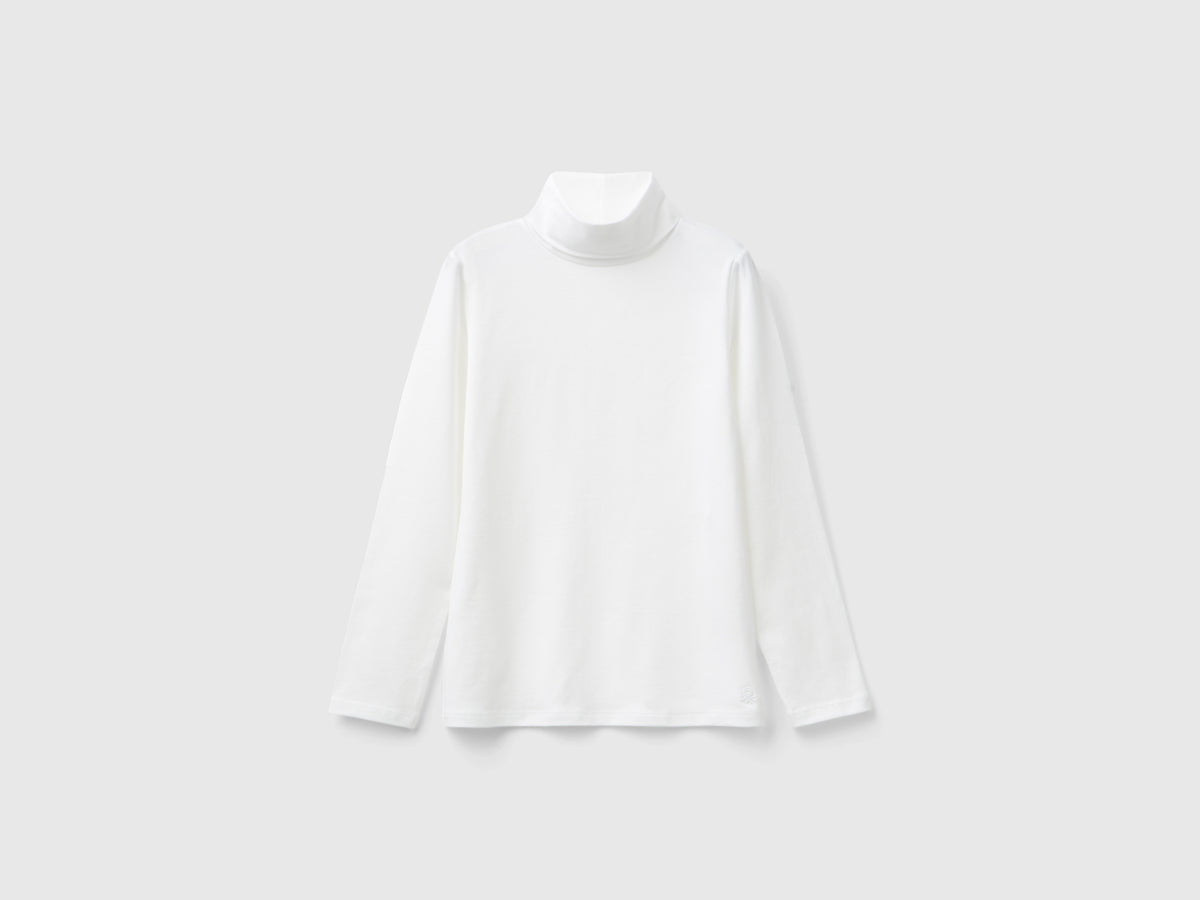T-shirt stretch com gola alta - ucb_image_FS
