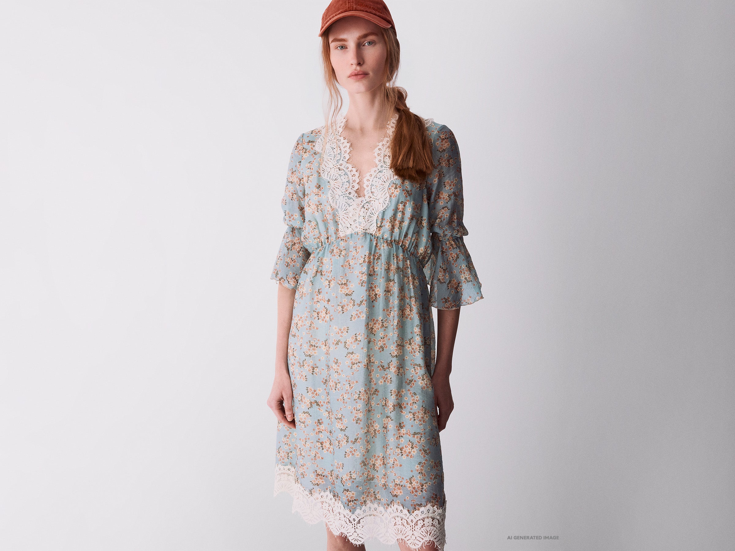 Vestido estampado com renda - ucb_image_F