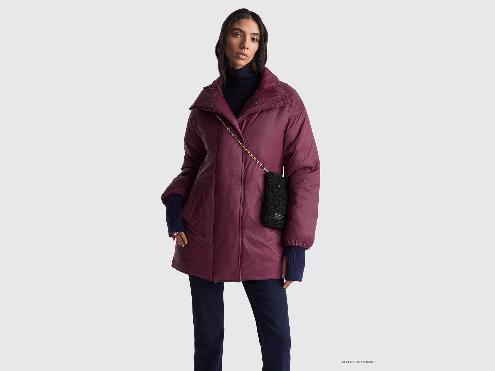 Blusão acolchoado em nylon - ucb_image_F