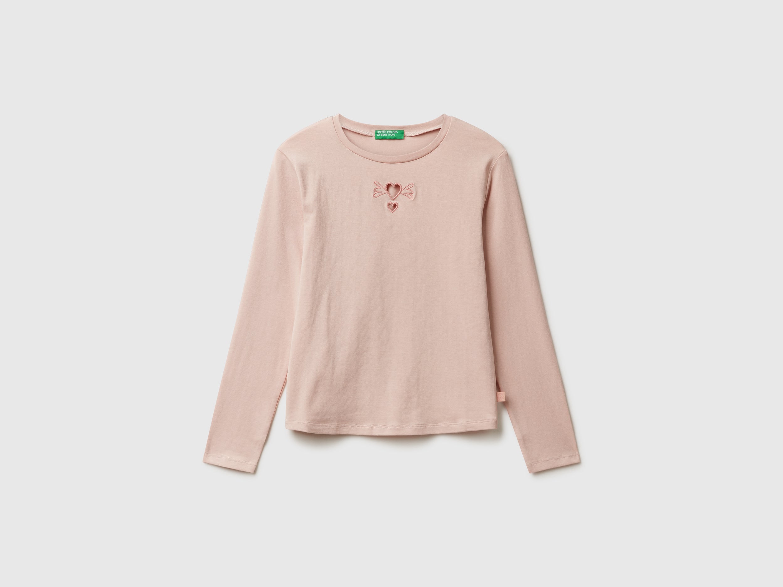 T-shirt com corações cut-out - ucb_image_FS