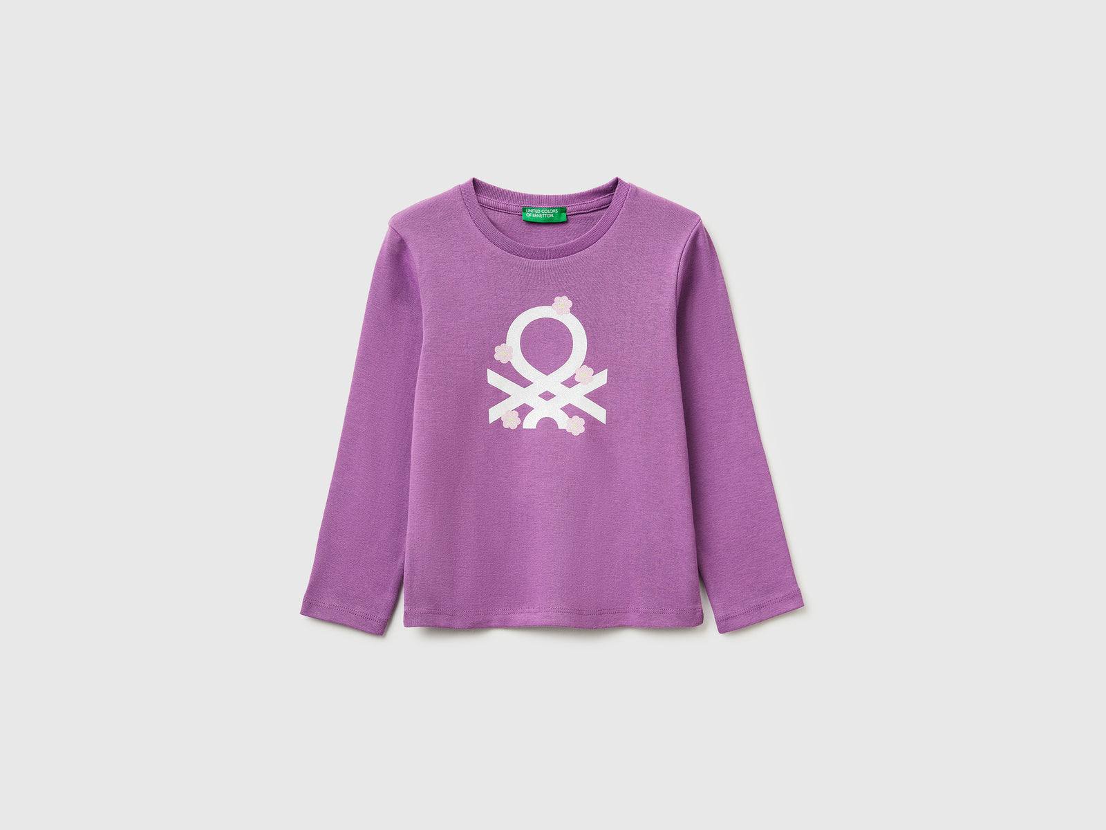 T-shirt in organic cotton with glittery logo - ucb_image_FS