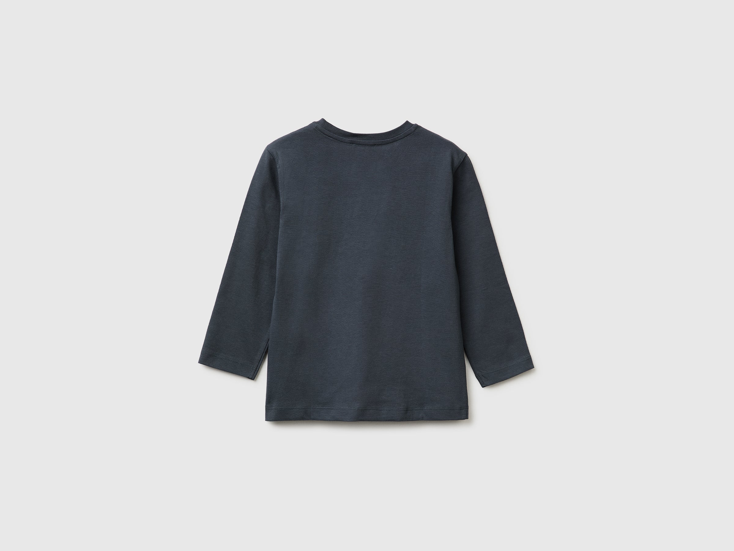 T-shirt com estampa logótipo em algodão orgânico - ucb_image_BS