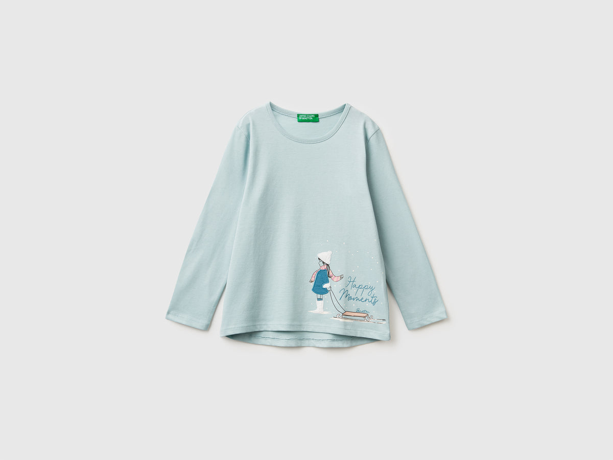 T-shirt com estampa e bordado - ucb_image_FS