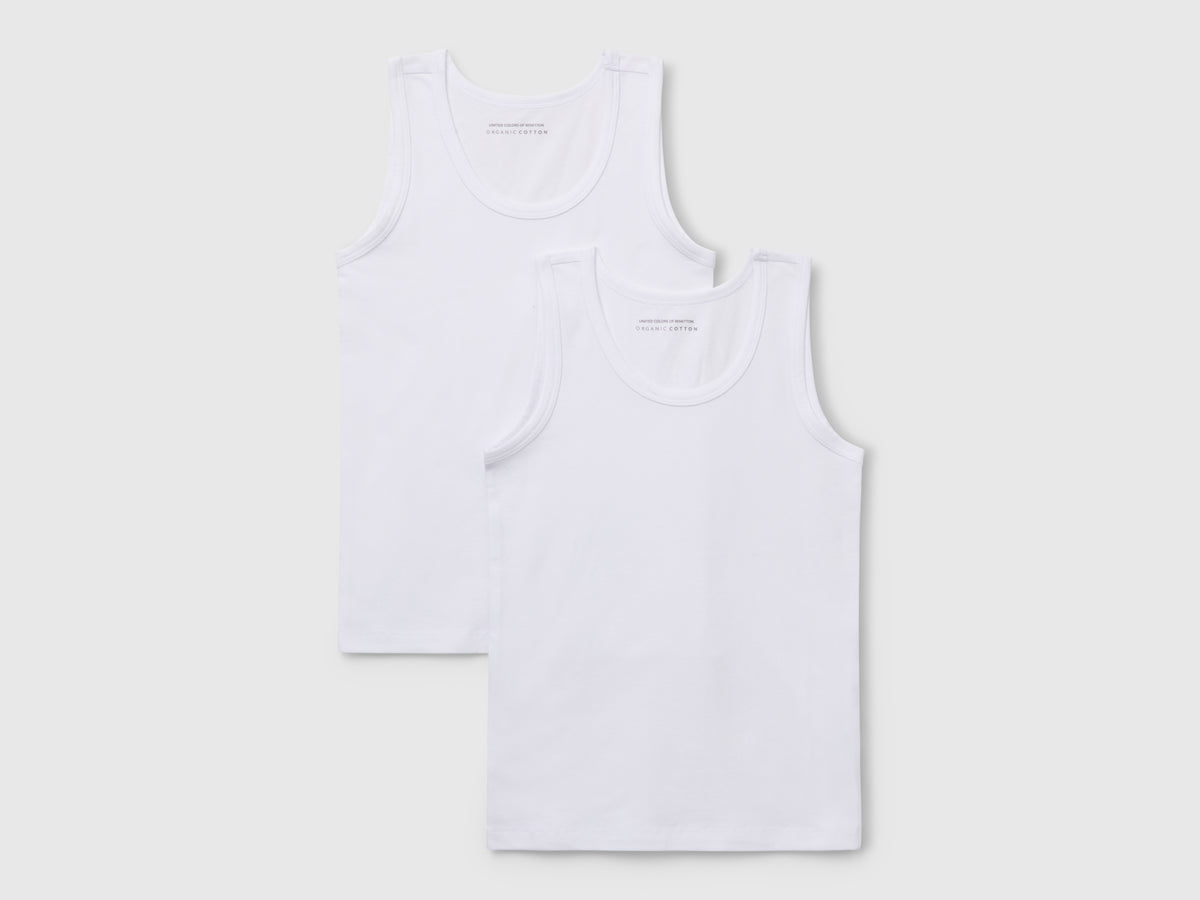 Duas t-shirts sem mangas em algodão orgânico stretch - ucb_image_FS