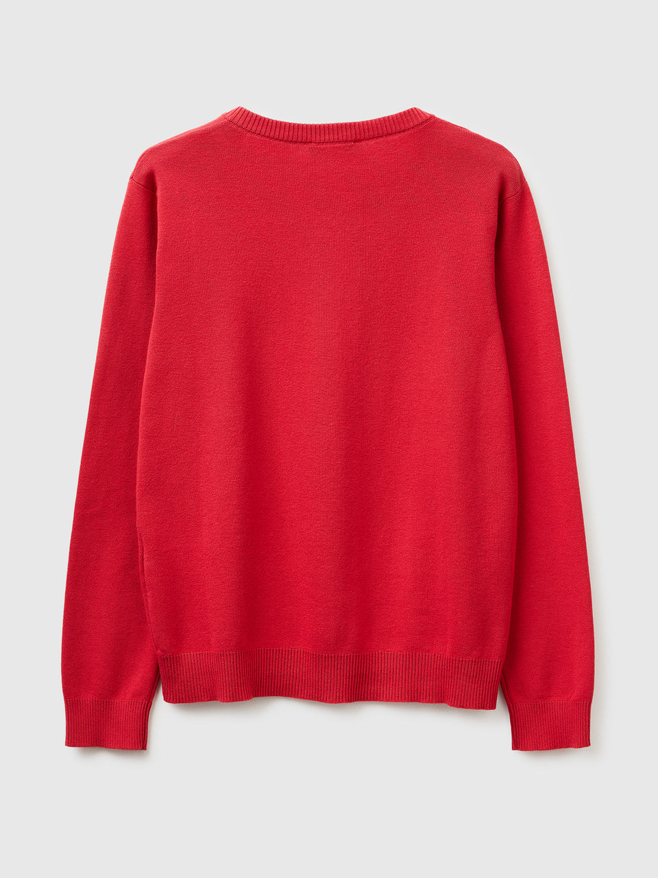 Strawberry red cardigan in tricot cotton - ucb_image_BS