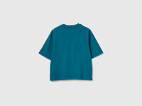 T-shirt ottanio con stampa Coco Capitán - ucb_image_BS