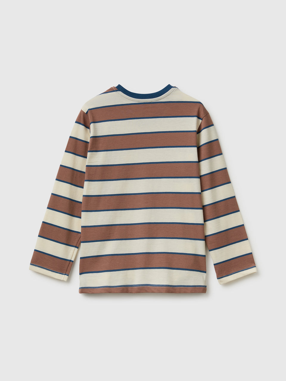 T-shirt às riscas em algodão orgânico - ucb_image_BS