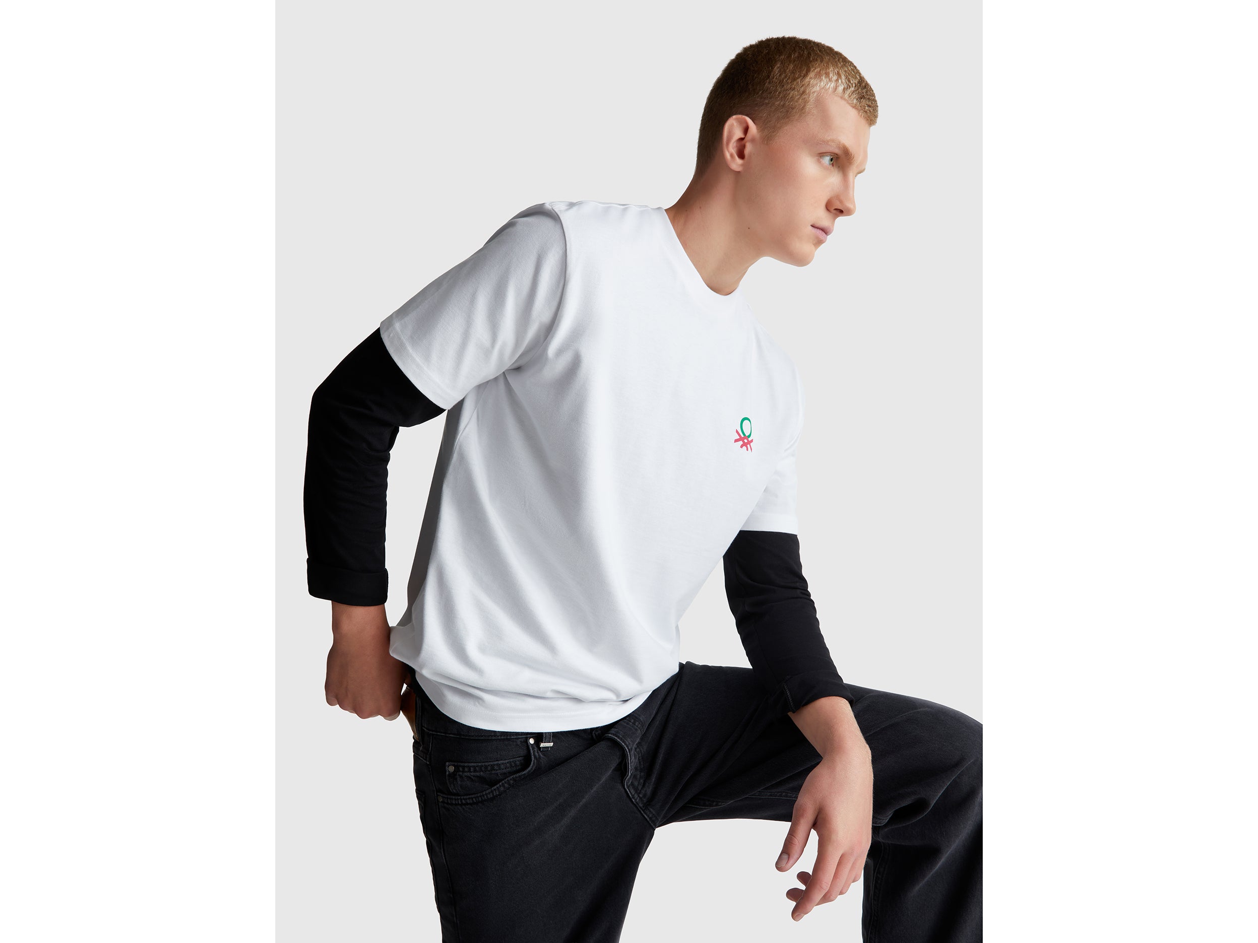 T-shirt relaxed fit com estampa - ucb_image_F