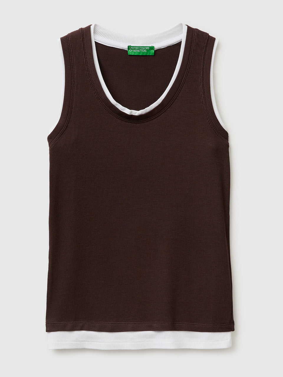 Slim fit ribbed tank top - ucb_image_FS