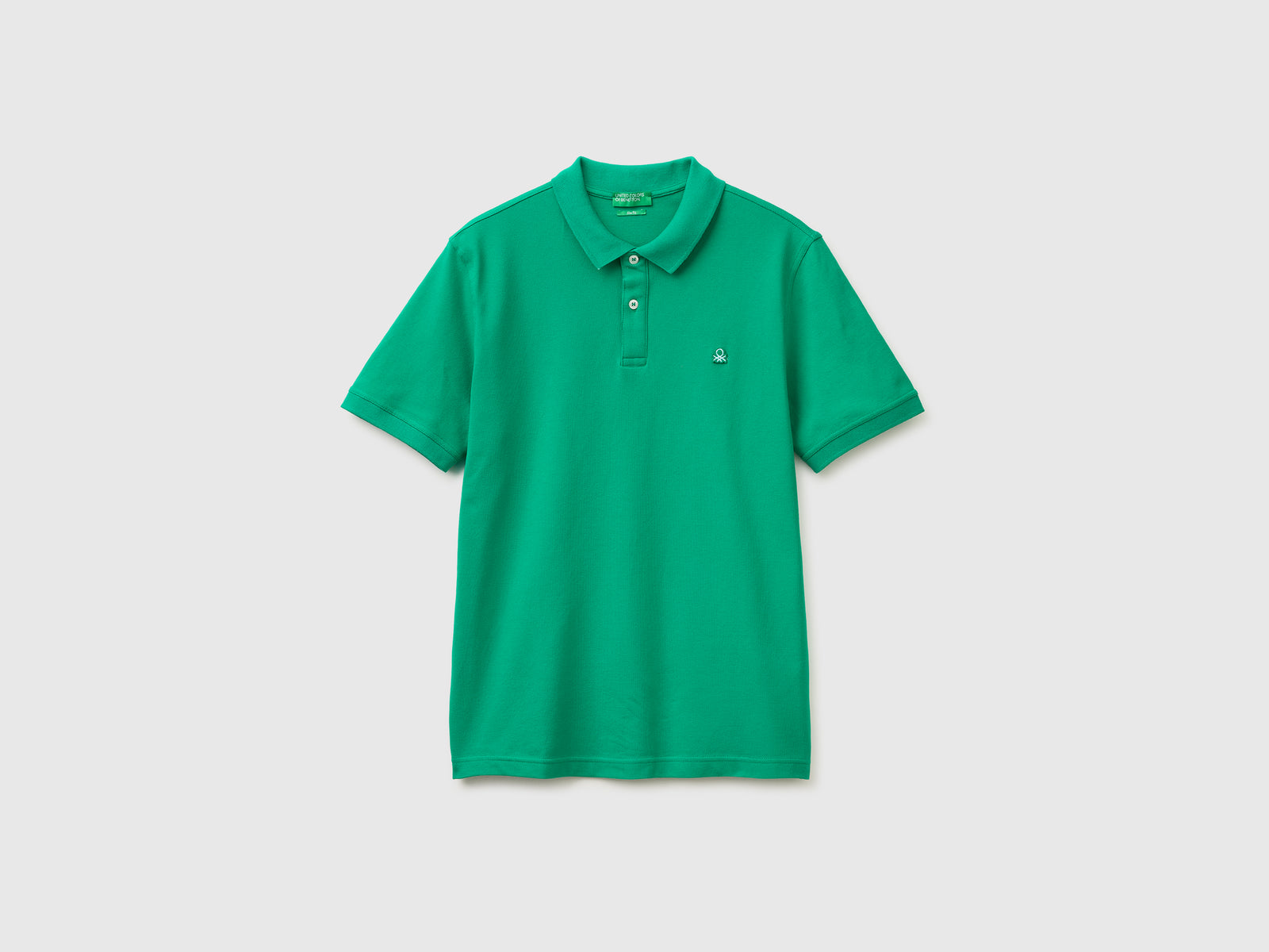 Olive green slim fit polo shirt - ucb_image_FS
