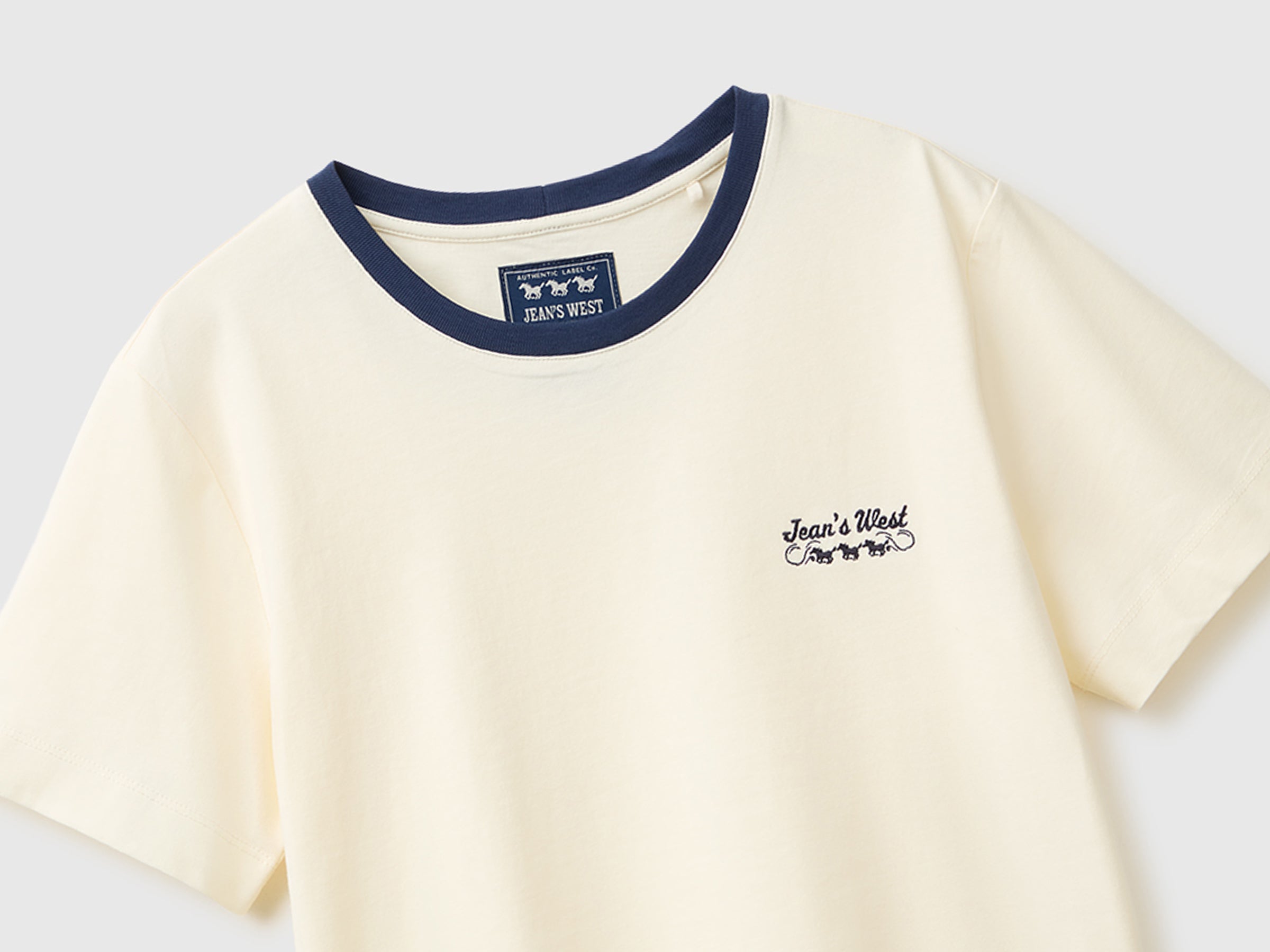 T-shirt com bordado Jean's West - ucb_image_FY