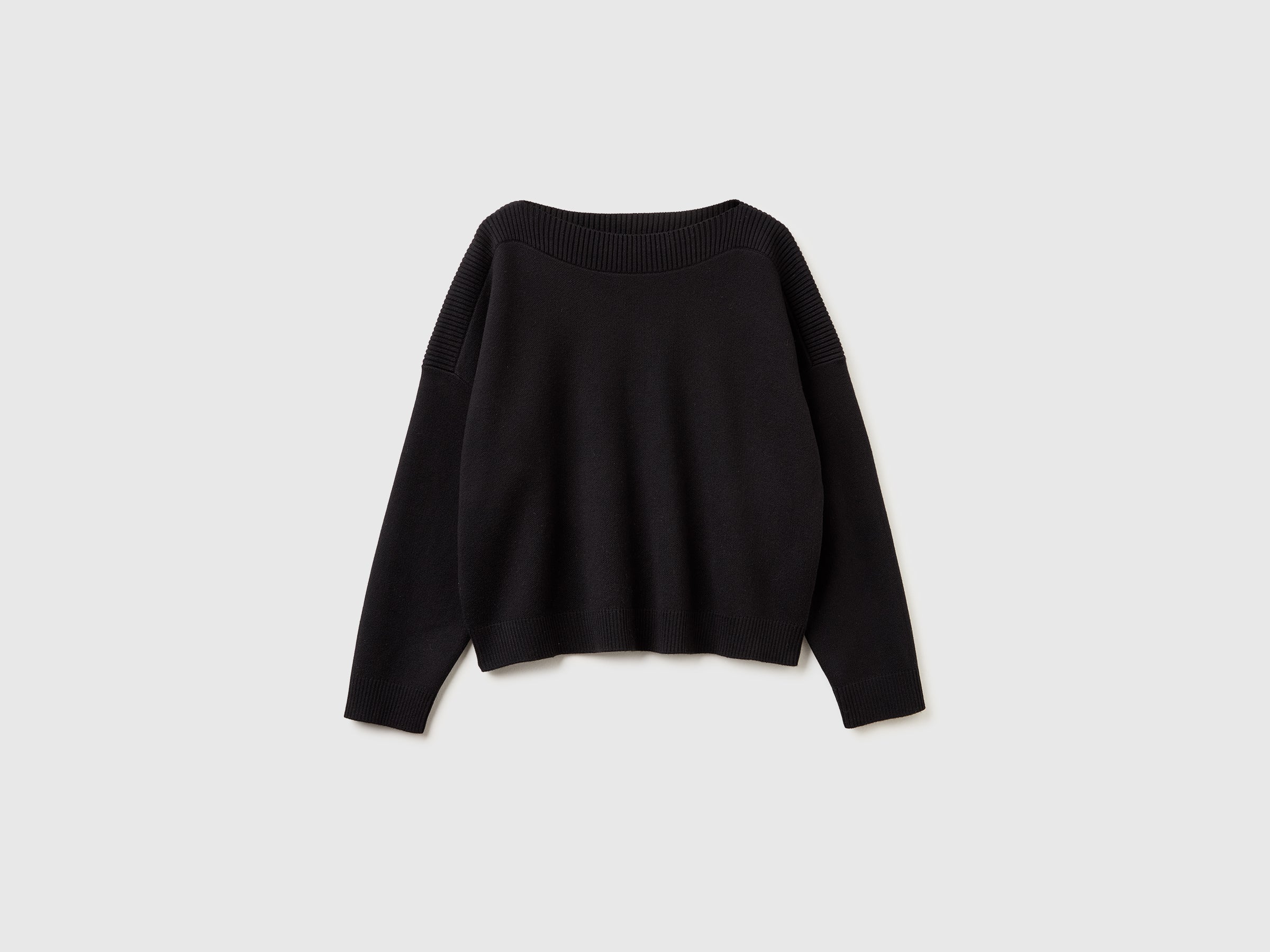 Boxy fit jacquard sweater - ucb_image_FS