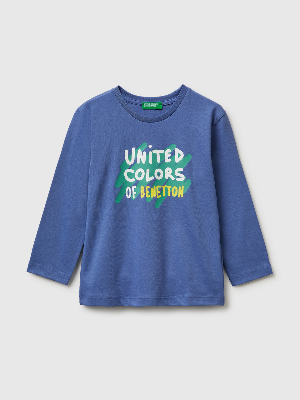 T-shirt com estampa logótipo em algodão orgânico - ucb_image_FS