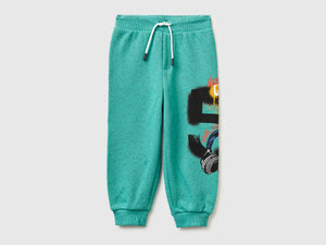 Oversized joggers with print