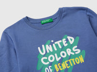T-shirt com estampa logótipo em algodão orgânico - ucb_image_DS1