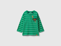 T-shirt às riscas com aplicação - ucb_image_FS