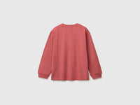 T-shirt em algodão orgânico quente com estampa em relevo - ucb_image_BS