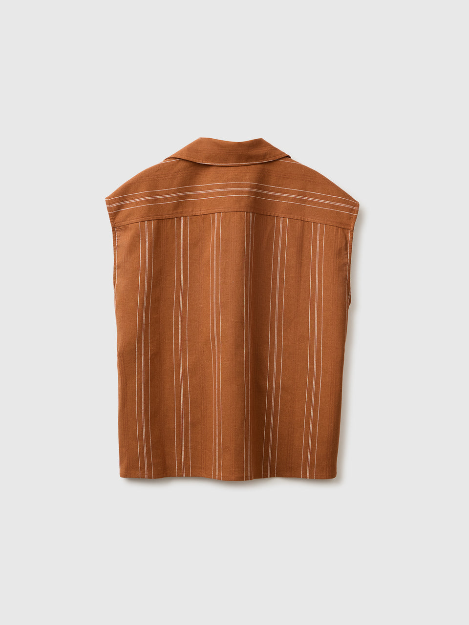 Linen blend wrap blouse - ucb_image_BS