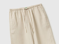 100% linen cuffed trousers - ucb_image_FY