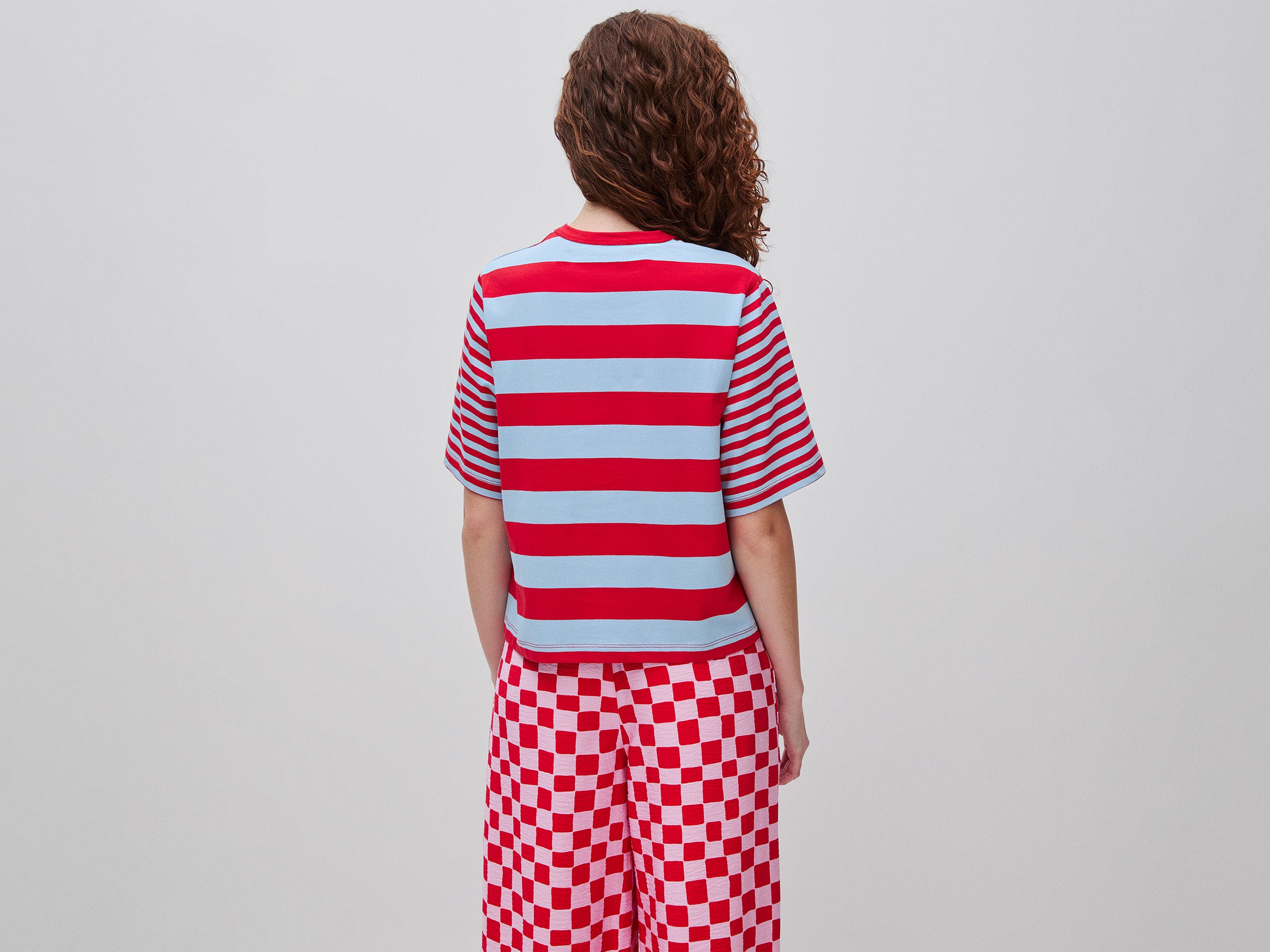 T-shirt às riscas over fit - ucb_image_B