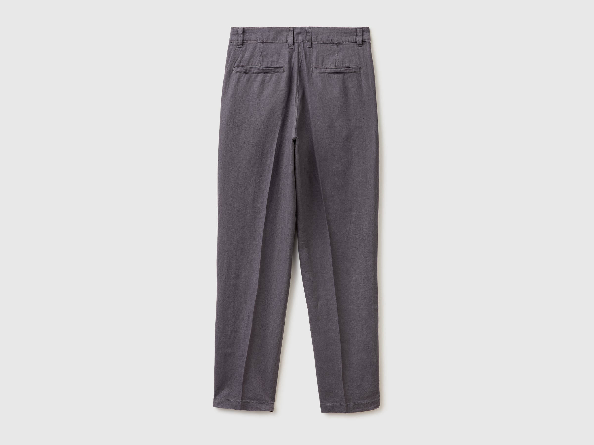 Straight chinos in pure linen - ucb_image_BS