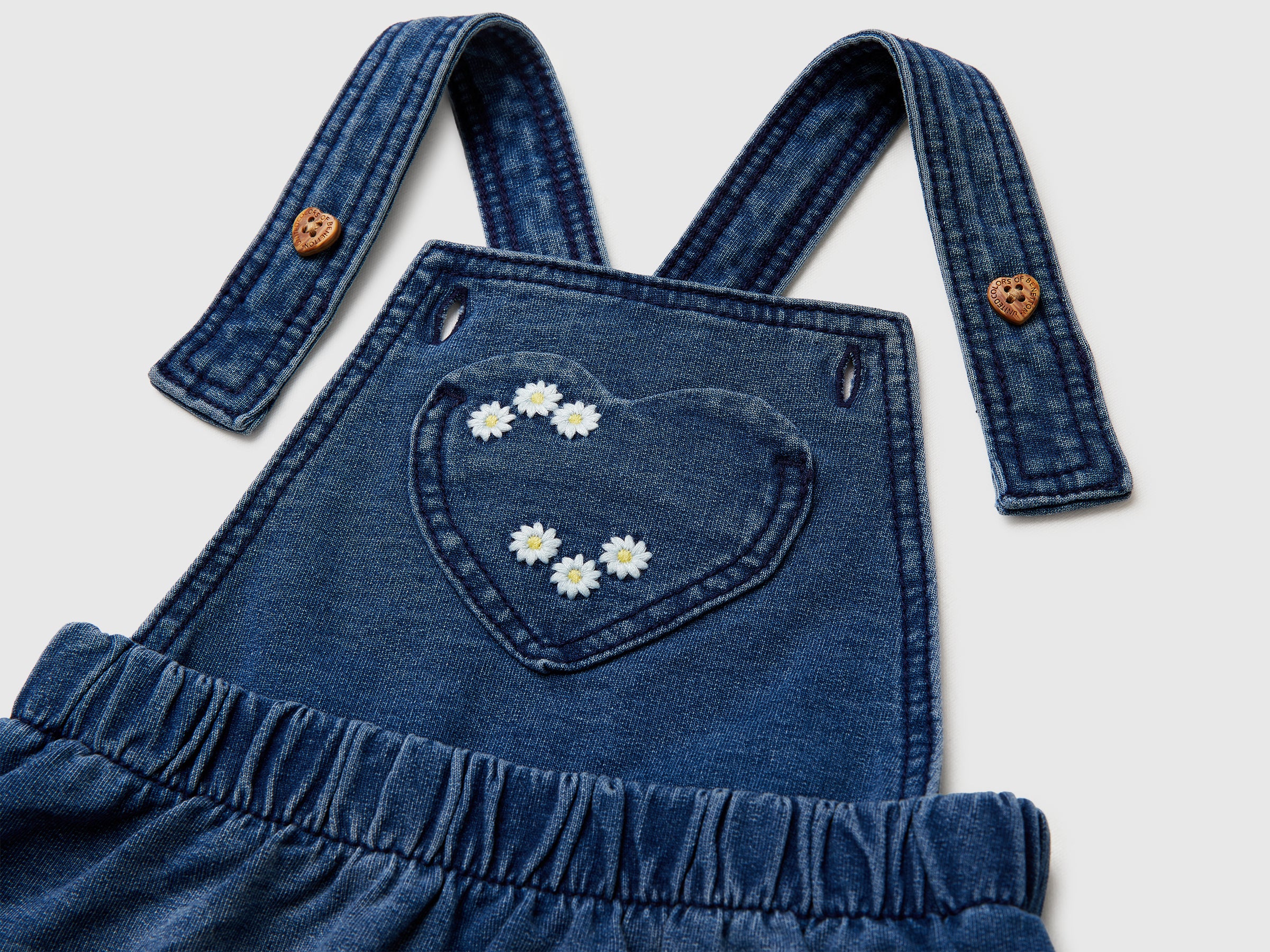Denim-effect dungaree skirt - ucb_image_DS1