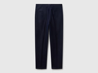 Chinos slim fit em mistura de linho - ucb_image_BS