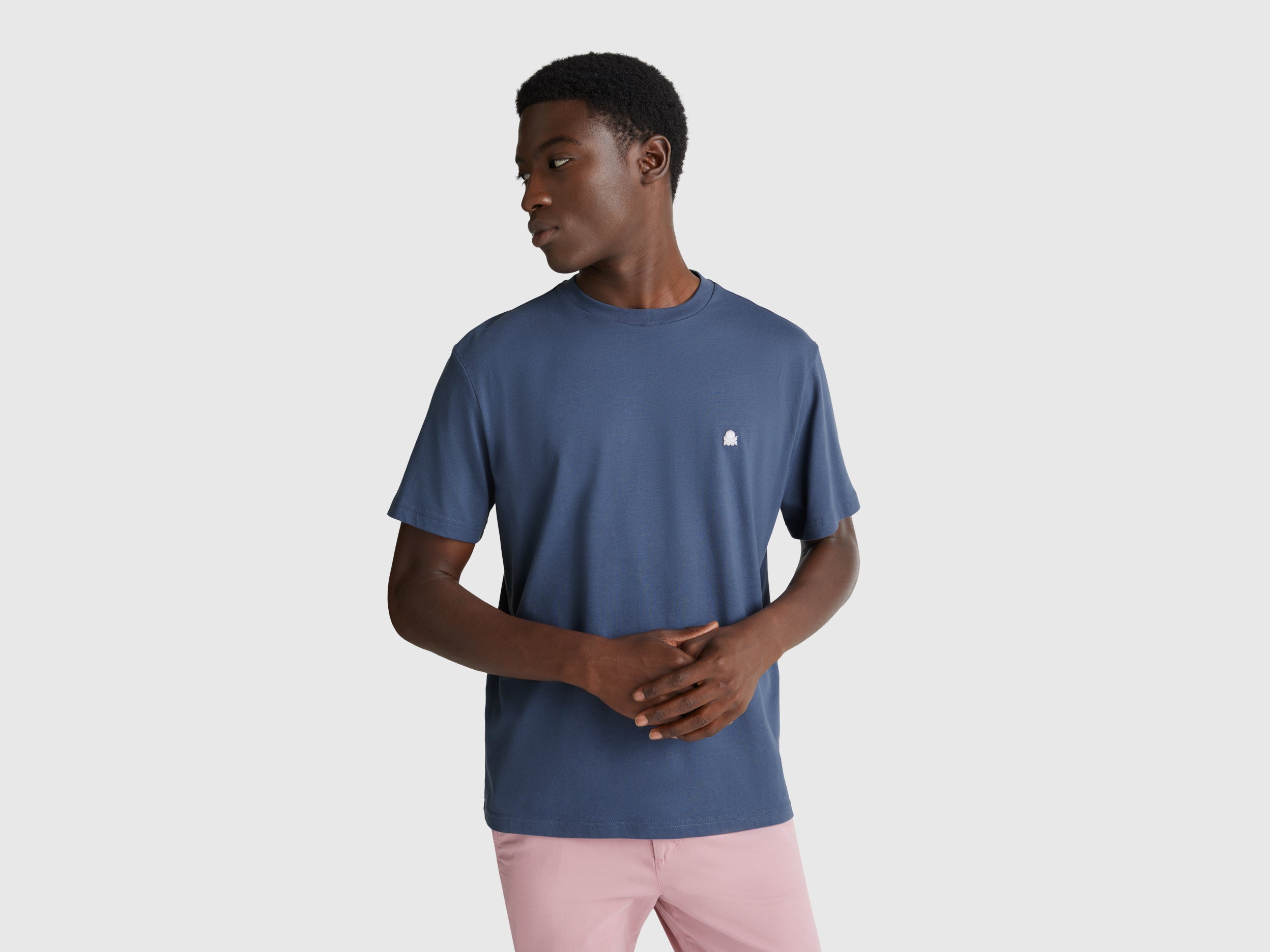 T-shirt básica de algodão  - ucb_image_F