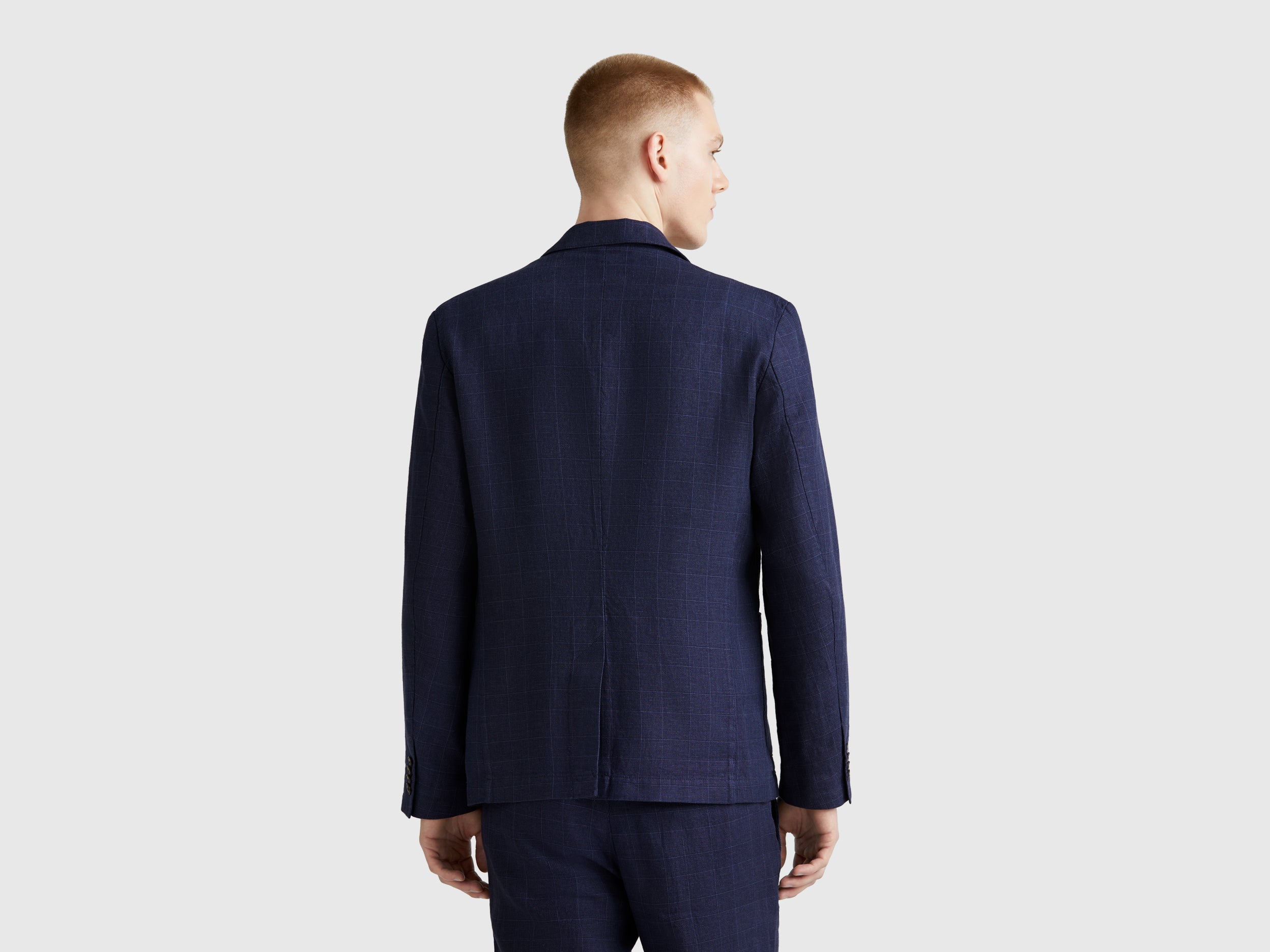 Blazer riscado em mistura de linho - ucb_image_B