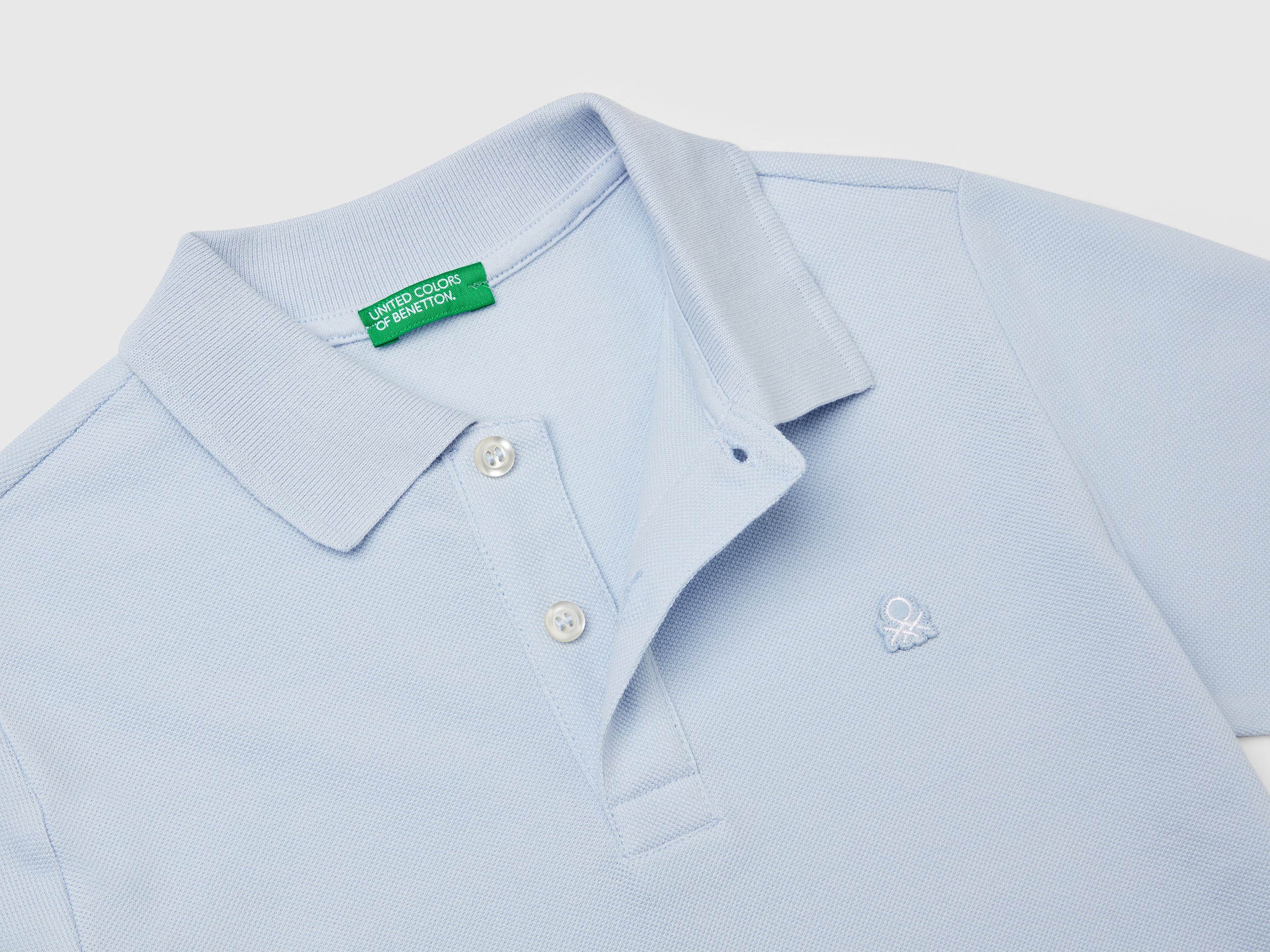 Slim fit polo in pure cotton - ucb_image_DS1