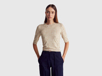 Camisola de manga curta em mistura de viscose - ucb_image_F