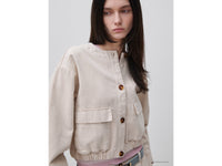 Casaco curto com bolsos - ucb_image_FY
