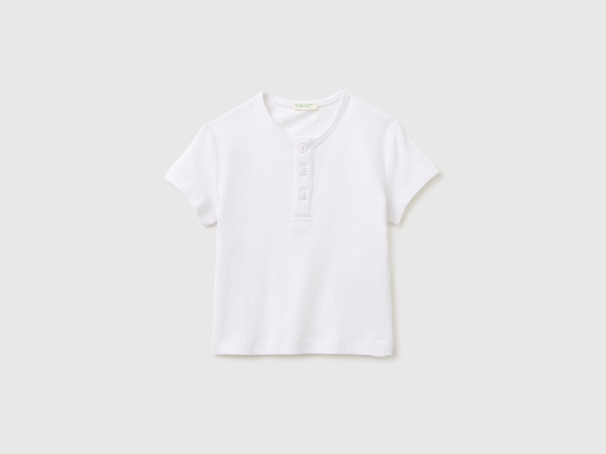 T-shirt carcela de botões em mistura de linho - ucb_image_FS