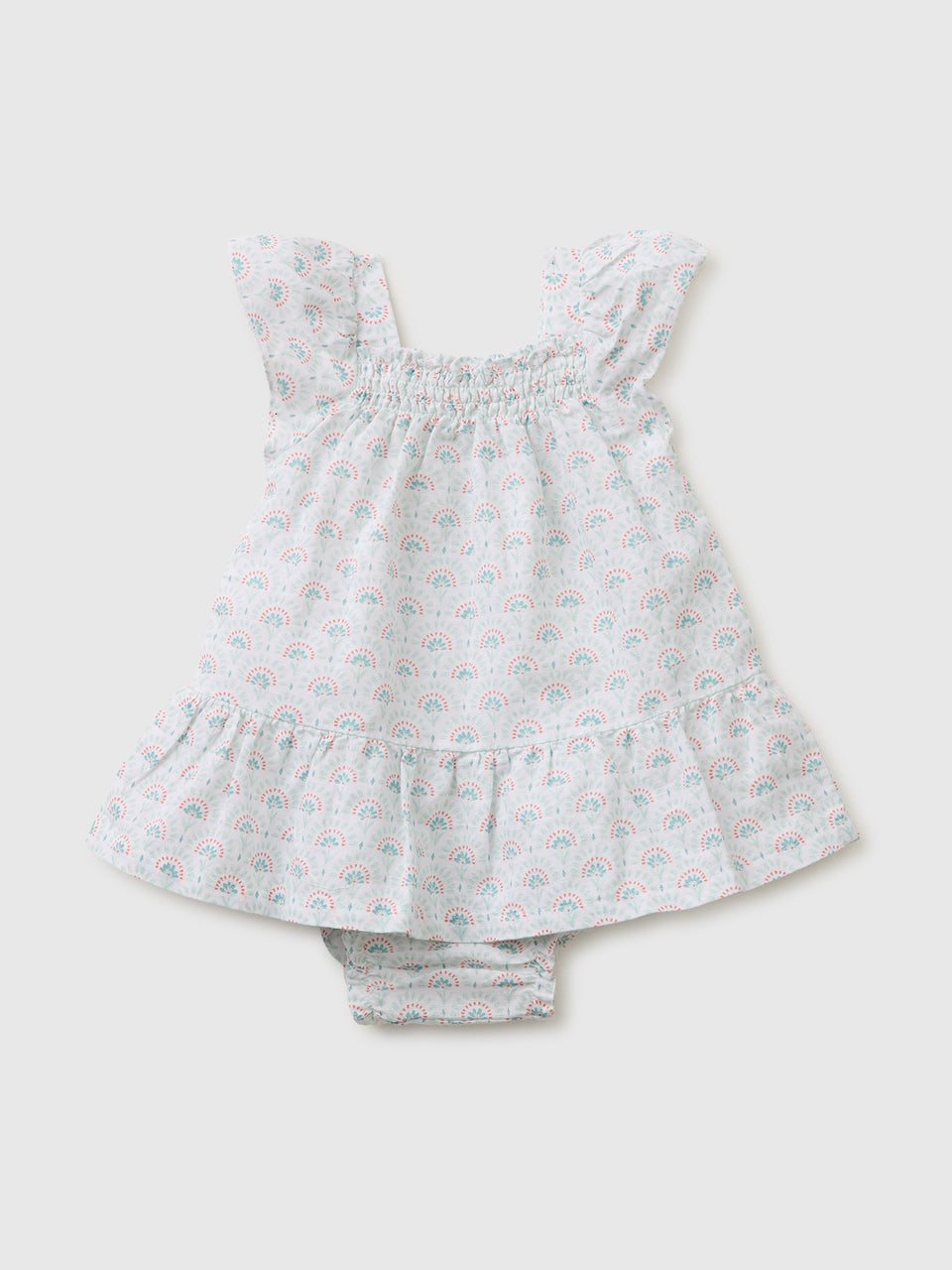 Floral dress in linen blend - ucb_image_BS