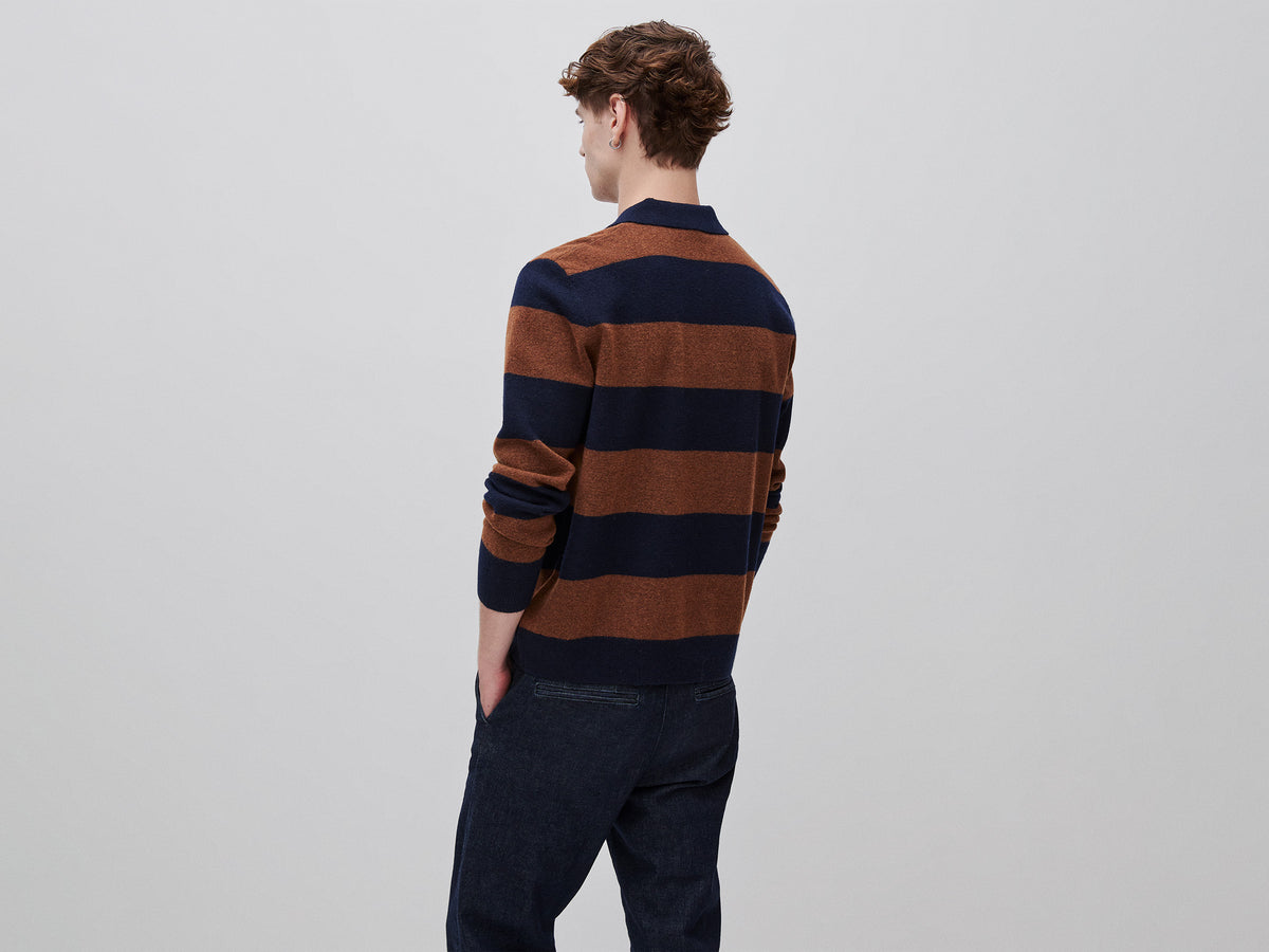 Polo de malha às riscas - ucb_image_B