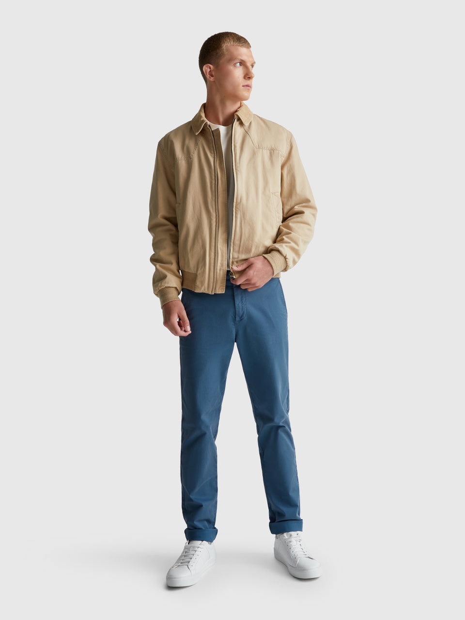 Chinos slim fit em algodão - ucb_image_FS