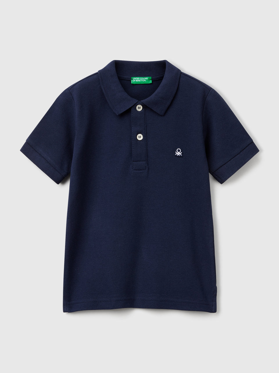 Short sleeve polo in pure cotton - ucb_image_FS