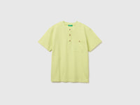 Linen blend henley T-shirt - ucb_image_FS