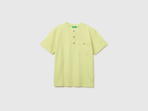 Linen blend henley T-shirt - ucb_image_FS