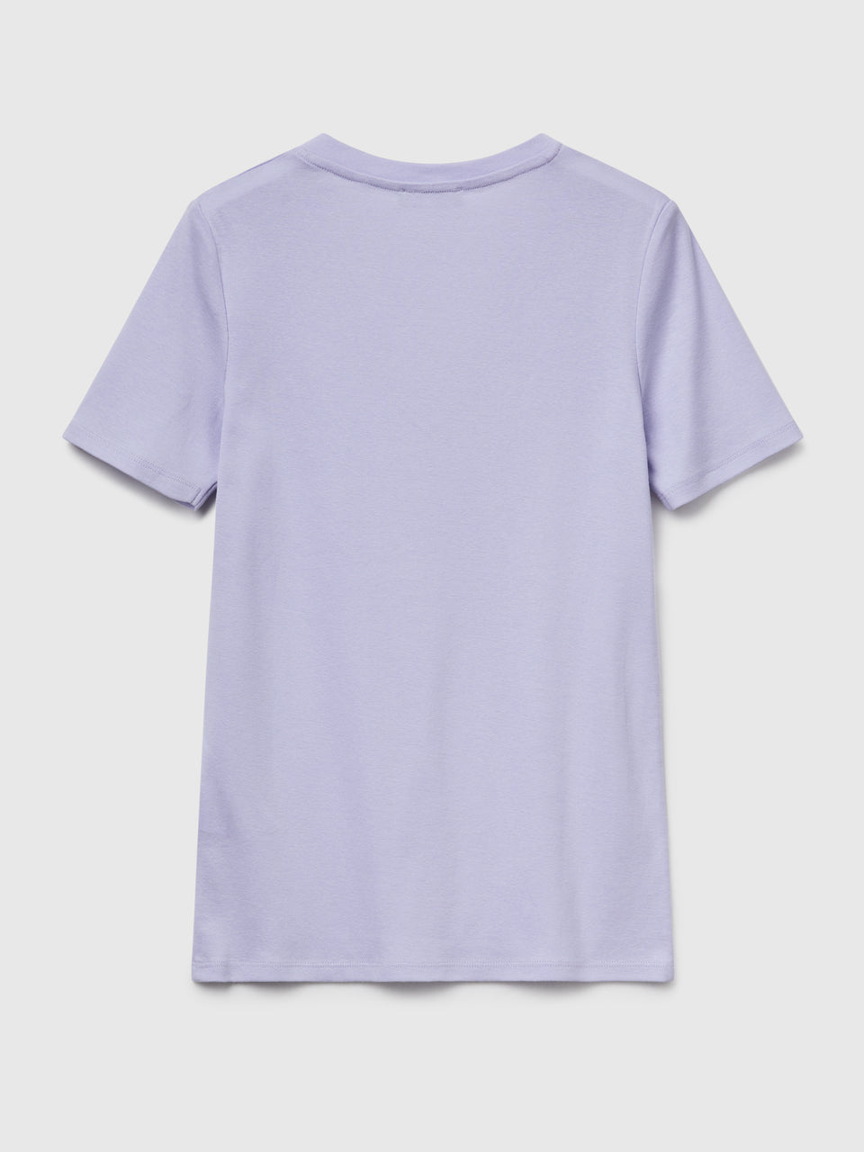 T-shirt em algodão puro com decote em V - ucb_image_BS