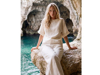 Blusa de gola redonda em linho puro - ucb_image_F