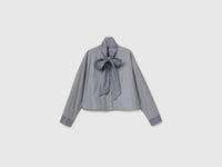 Striped crop shirt with bow - ucb_image_FS