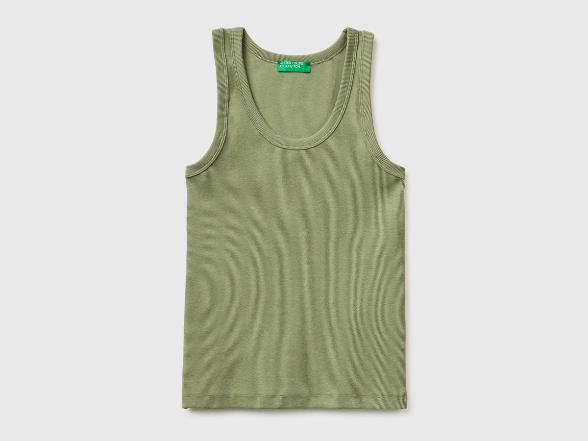 Wide-neck ribbed tank top - ucb_image_FS