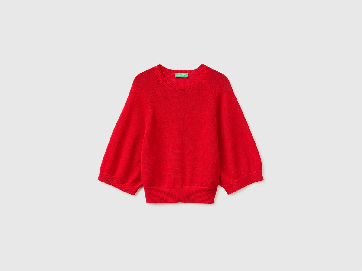 Oversized sweater in linen blend - ucb_image_FS