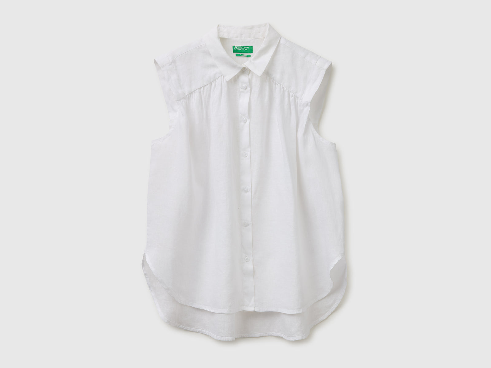 100% linen sleeveless blouse - ucb_image_FS