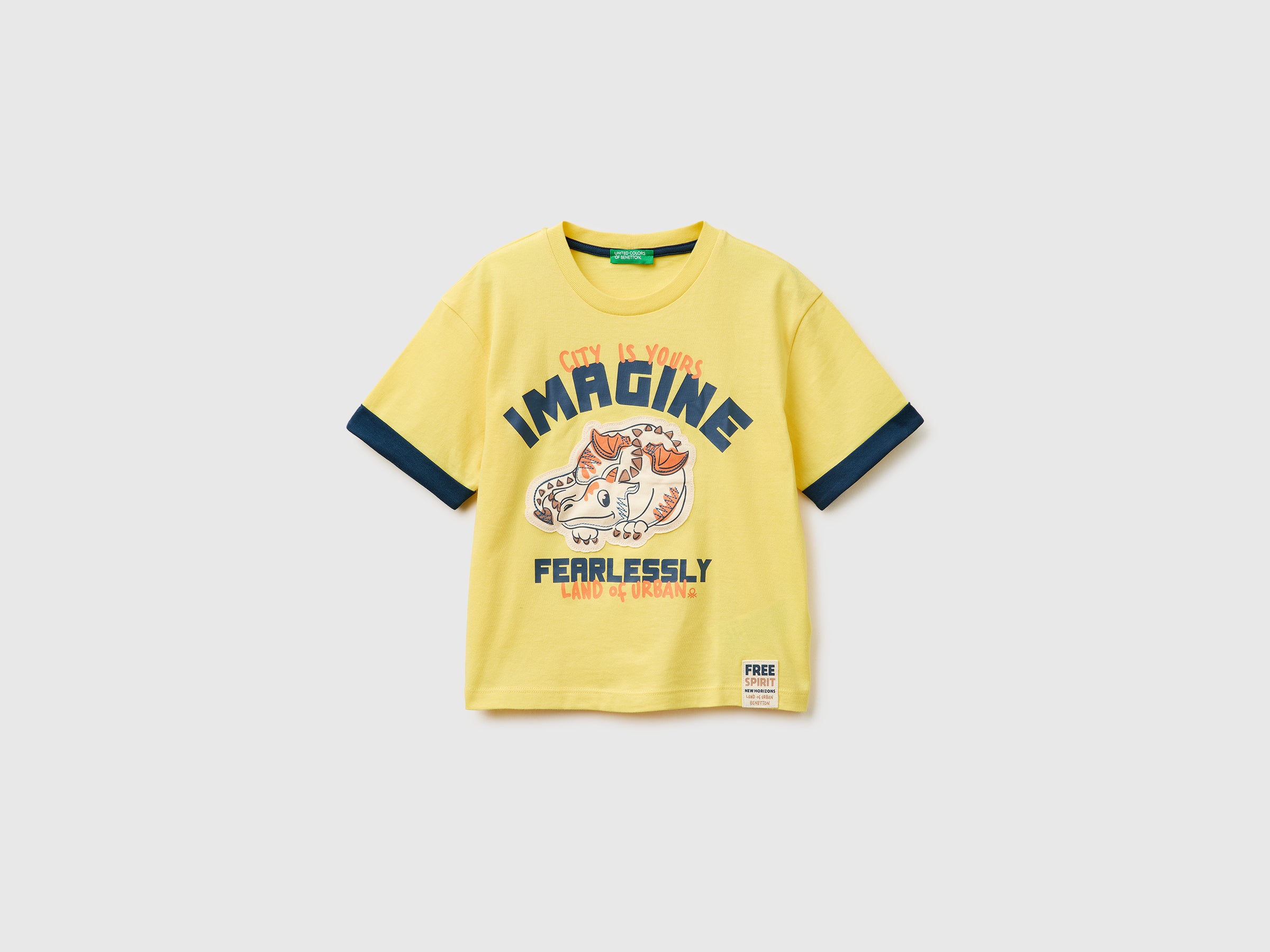 Organic cotton T-shirt with print - ucb_image_FS