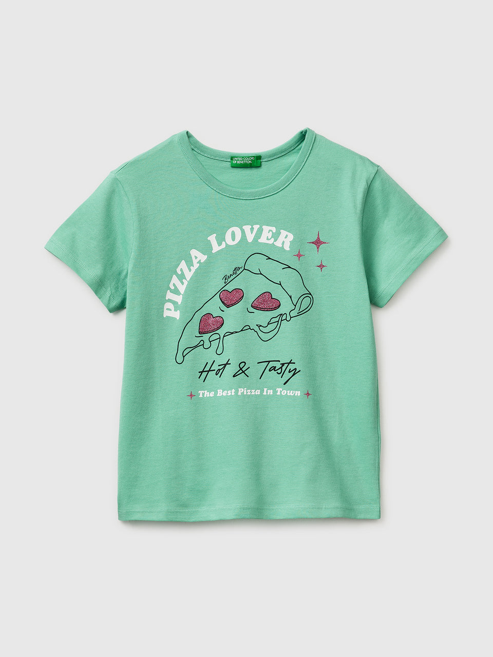 T-shirt with print and glitter - ucb_image_FS