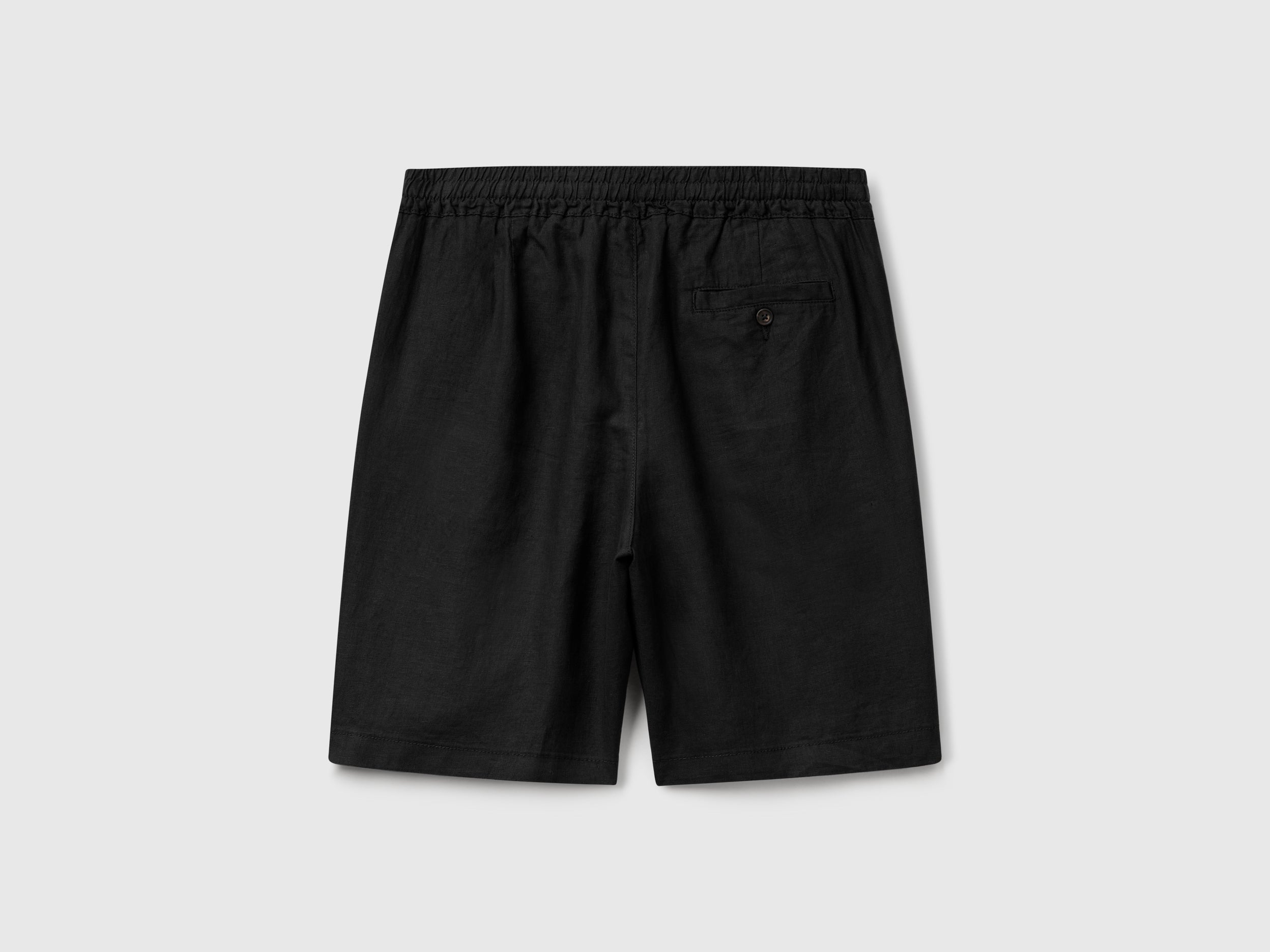 Bermudas com cordão de ajuste em linho puro - ucb_image_BS