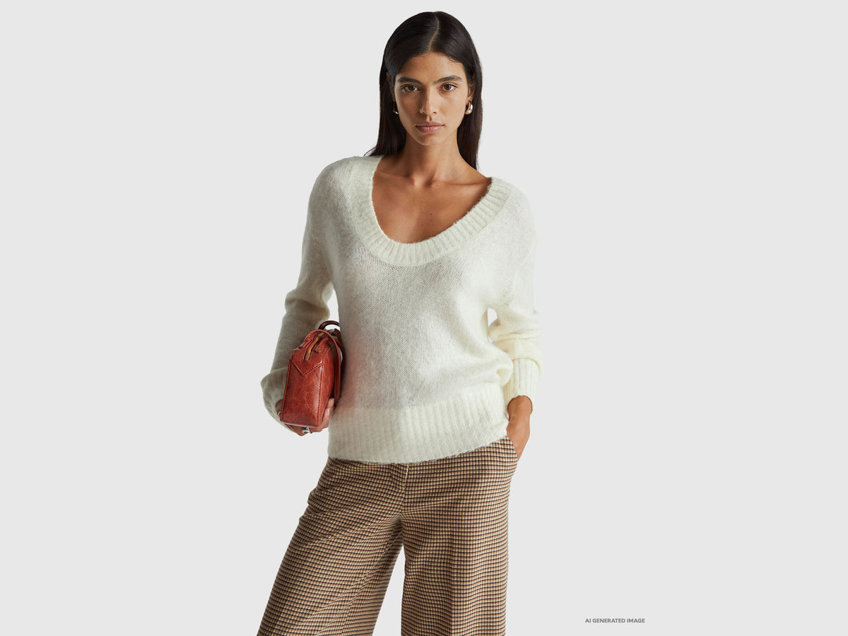 Camisola quente em mistura de mohair - ucb_image_F