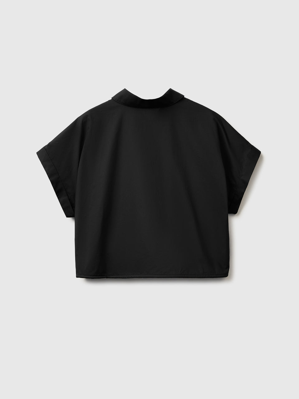 Cropped shirt with drawstring - ucb_image_BS